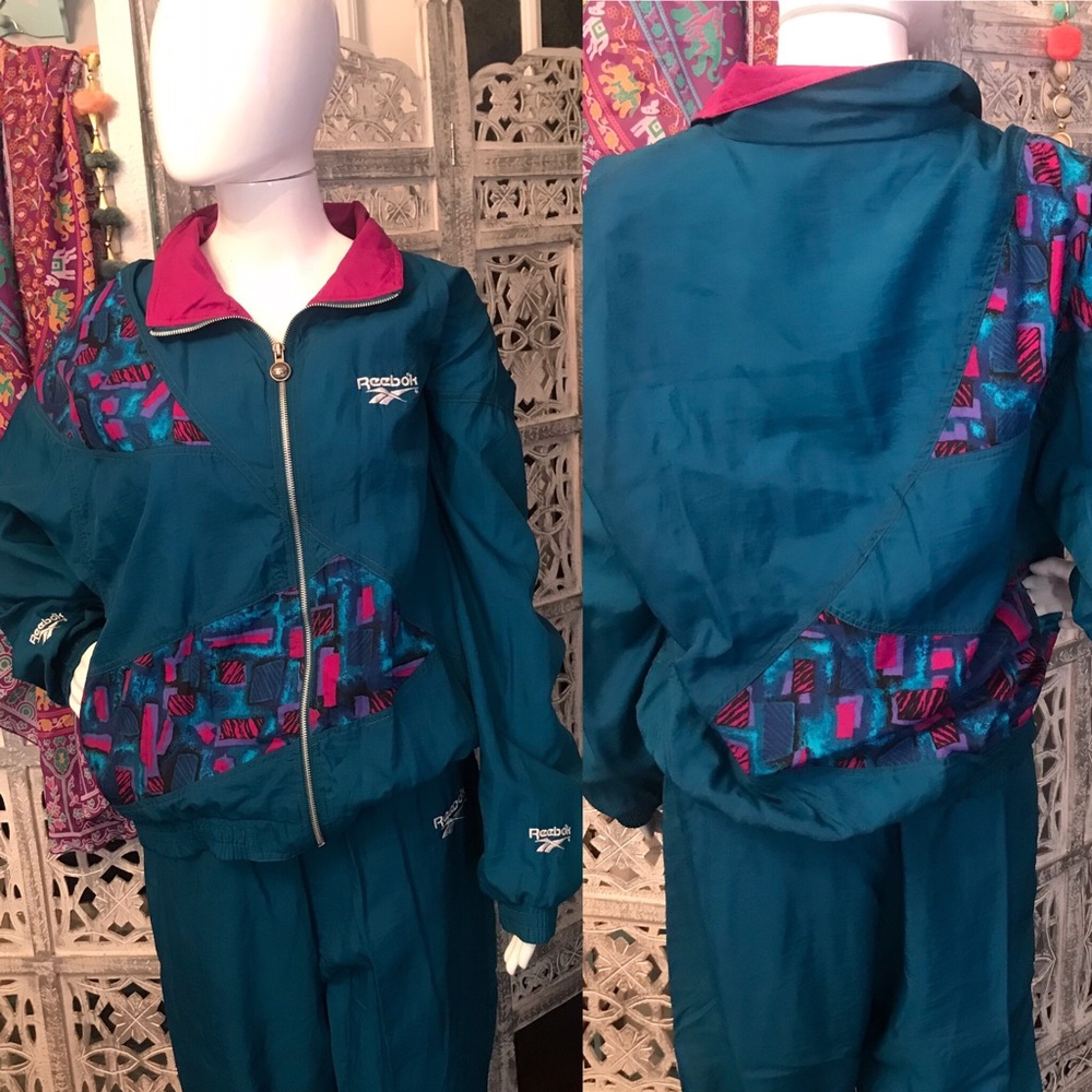90’s vintage Reebok windbreaker/pants